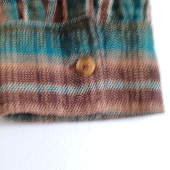 Flannel shirt, Women's, BDG Urban Outfitters, Size small, Velour pocket and cuff - Picture 6 of 11